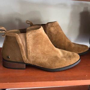 UGG brown suede leather booties